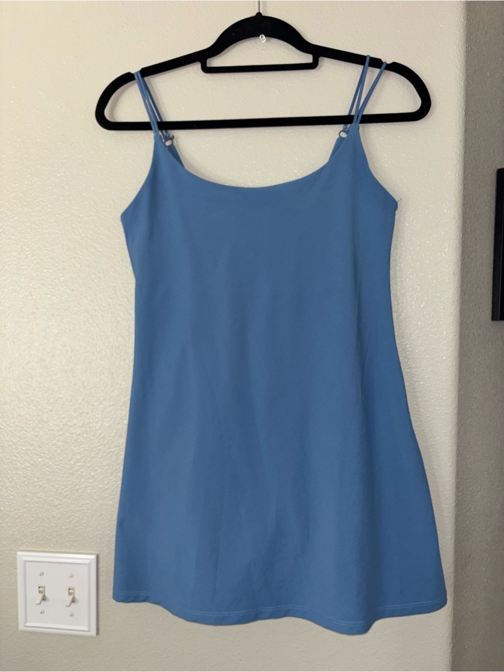 Abercrombie & Fitch Traveler Exercise Mini Dress - Powder Blue Size SP Petite